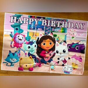 Gabby Dollhouse Birthday Party Backdrop 100cm/150cm
Brand new